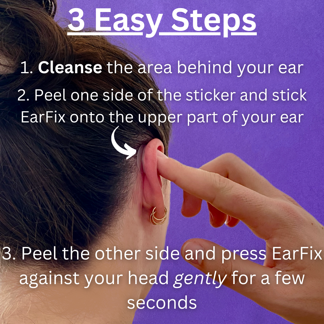 EarFix Mini Ear Corrector – 8-Pack Ear Stickers to Hold Back The Ear – Ear Corrector for 3 Months to 3 Years of Age – Waterproof Ear Stickers for Prominent Ears, Protruding Ears