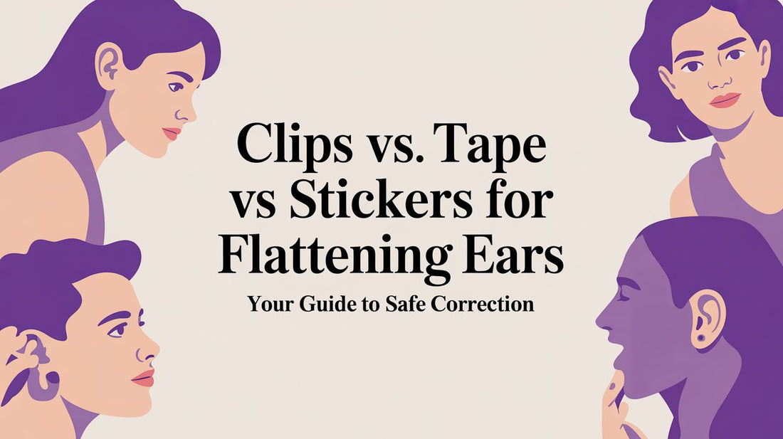 Clips vs Tape vs Stickers for Flattening Ears: Your Guide to Safe Correction