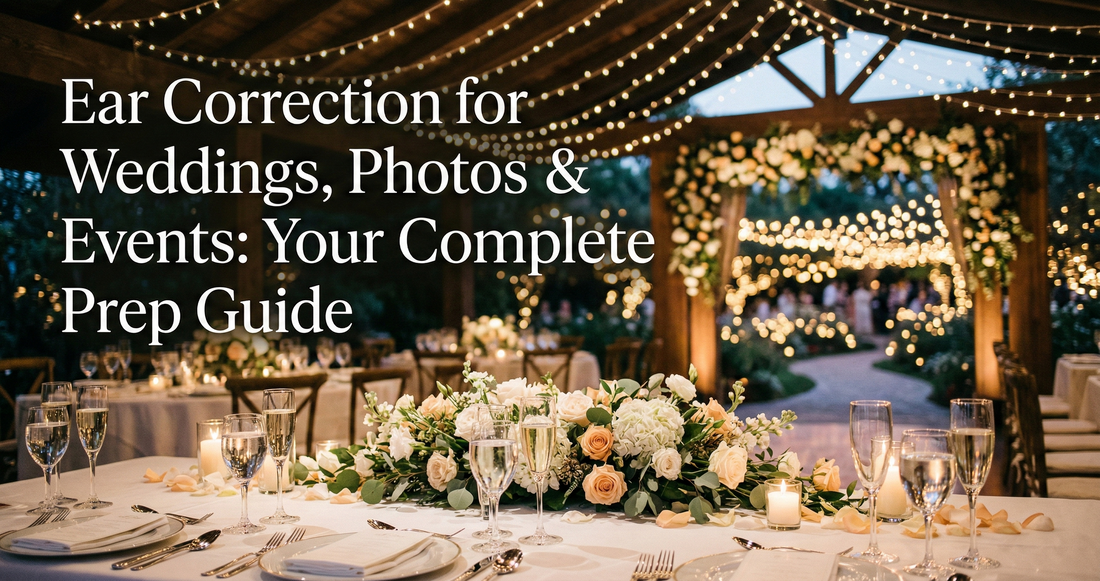Ear correction guide for weddings photos and events