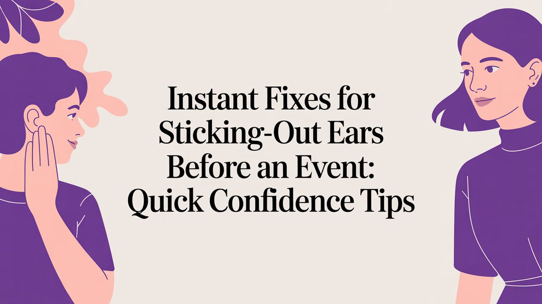 Instant fixes for sticking-out ears before an event: Quick confidence tips